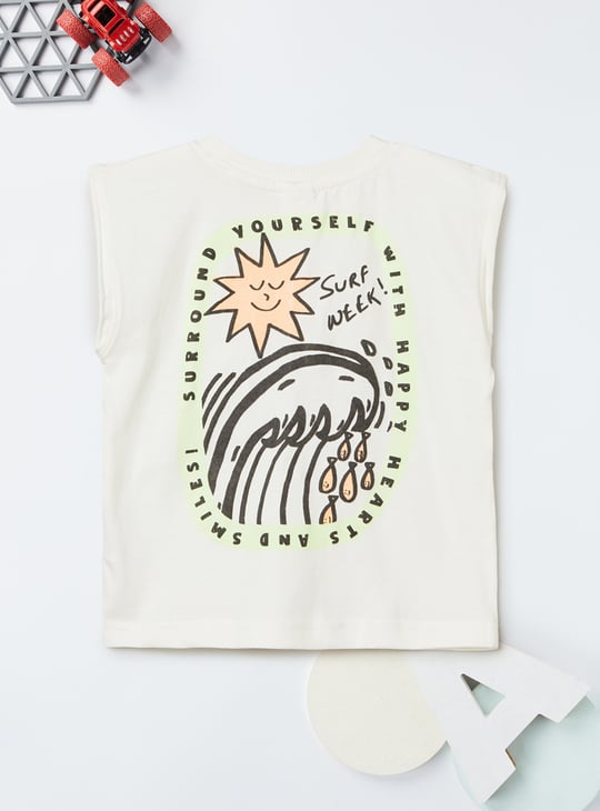 Boys Printed Shorts Set