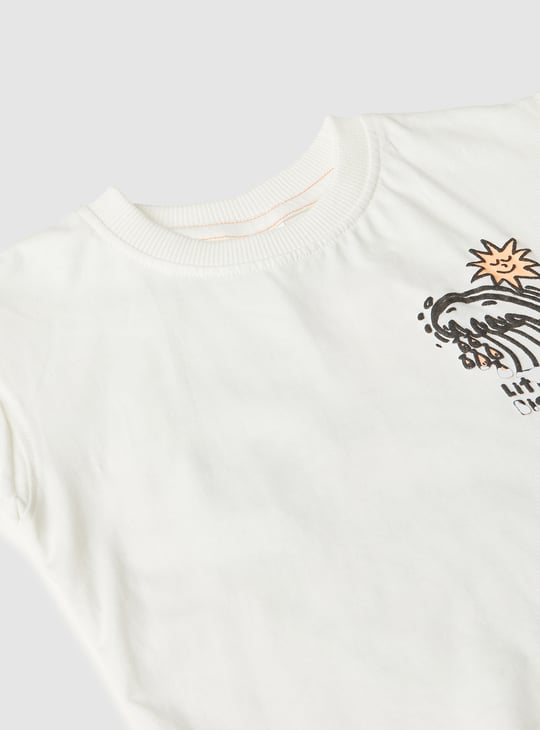 Boys Printed Shorts Set