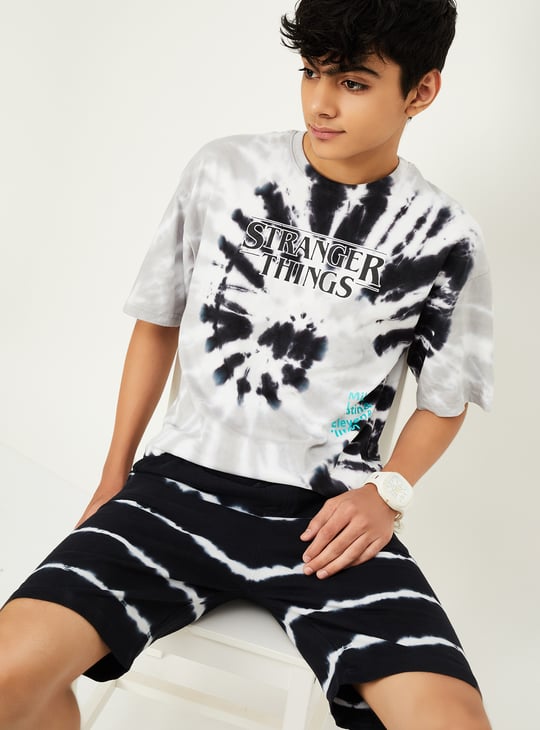 Boys Stranger Things Print T-shirt Printed - Main Image