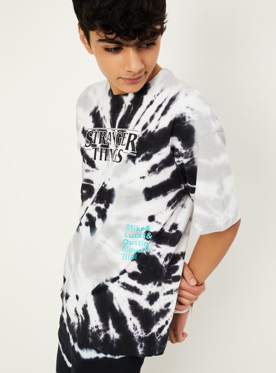 Boys Stranger Things Print T-shirt | Multicolour | Printed