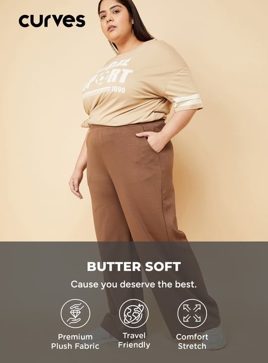 Women Wide Leg Butter Soft Track Pants