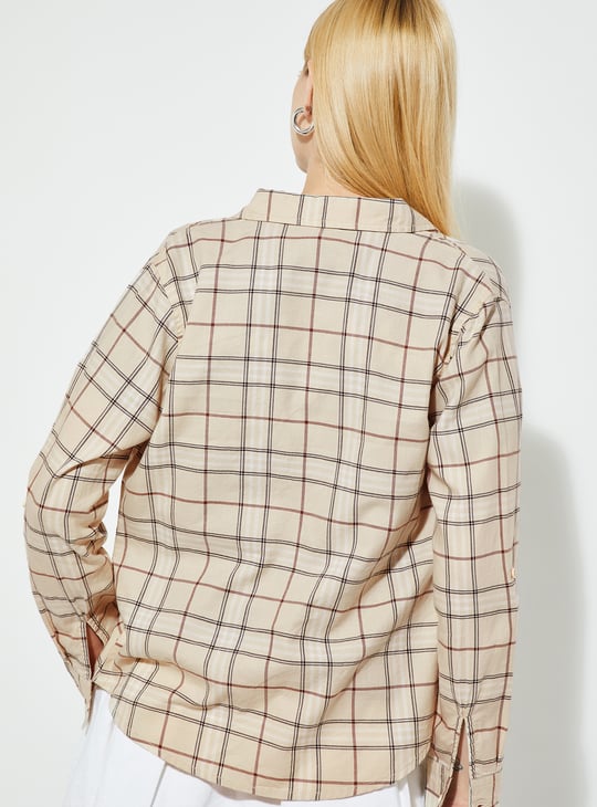 Women Checked Regular Fit Shirt