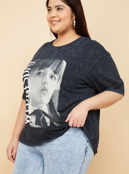 ALAYA F x URB_N Women Wednesday Oversized T-shirt