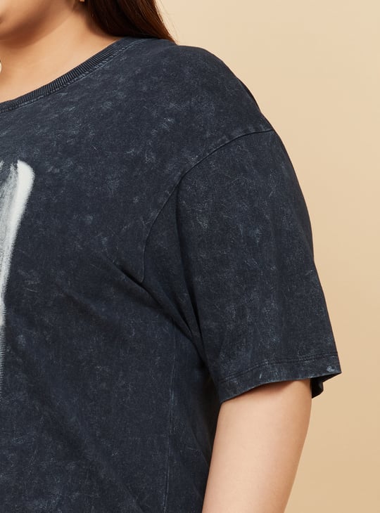 ALAYA F x URB_N Women Wednesday Oversized T-shirt