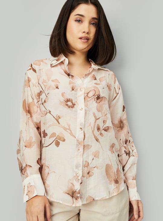 Women Floral Print Shirt