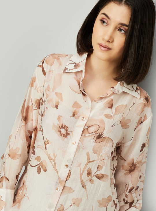 Women Floral Print Shirt