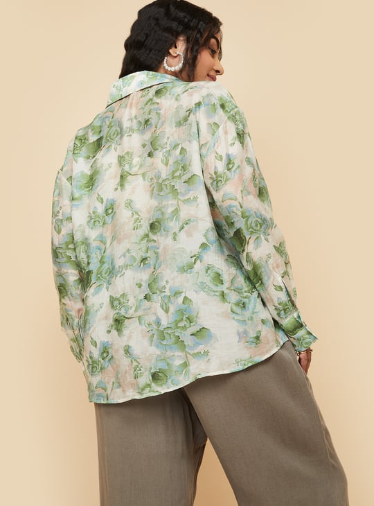 Women Floral Print Shirt