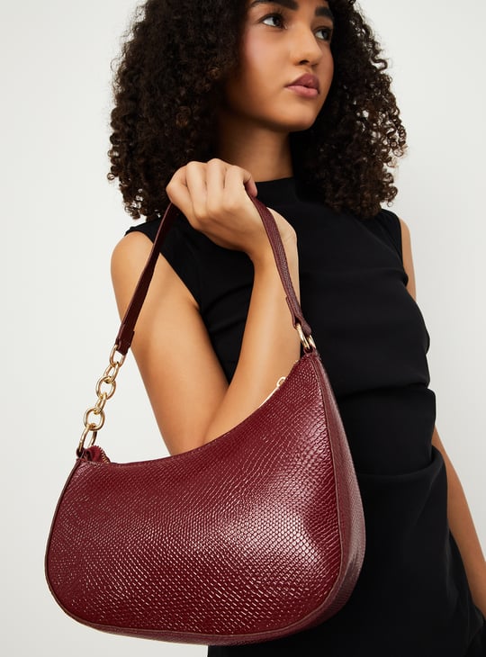 Women Textured Shoulder Bag