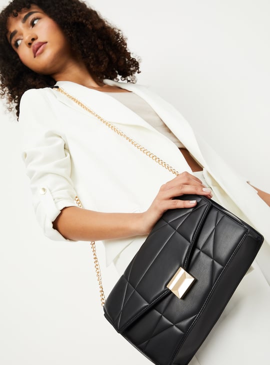 Women Quilted Envelope Sling Bag