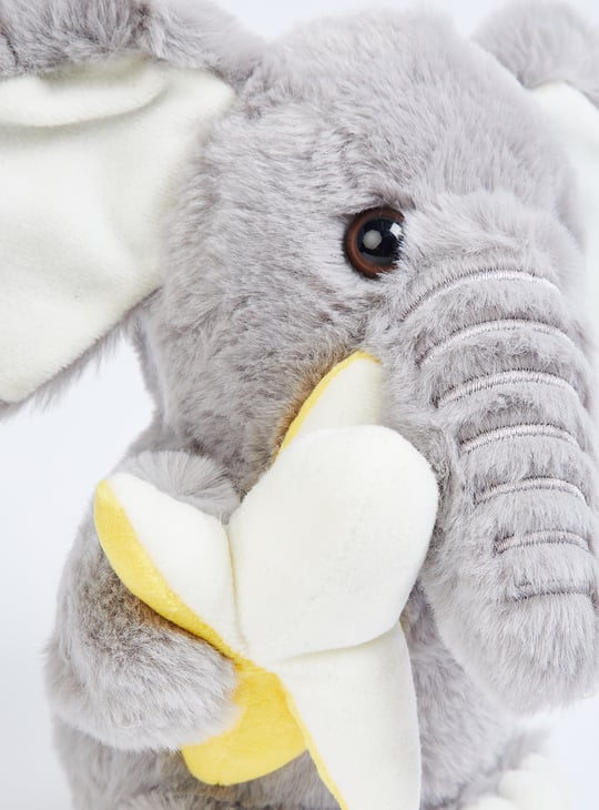 Kids Fuzzy Elephant Soft Toy