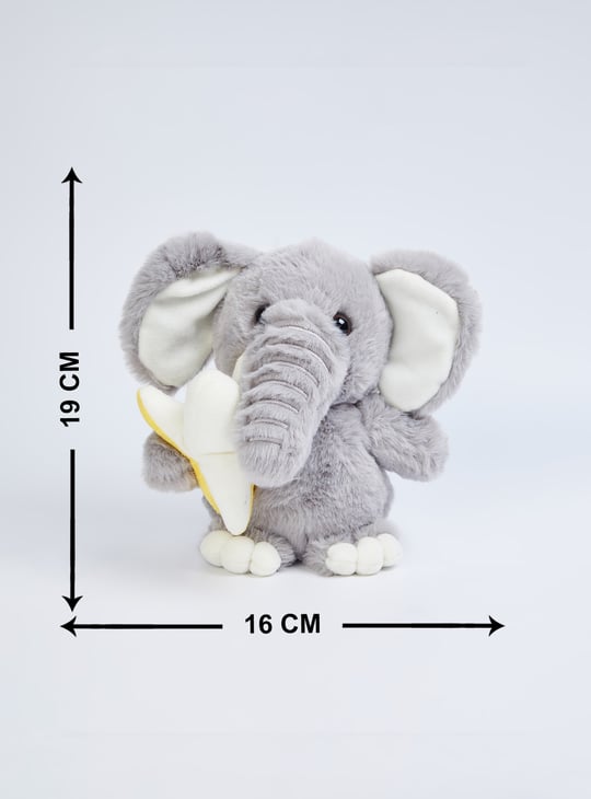 Kids Fuzzy Elephant Soft Toy