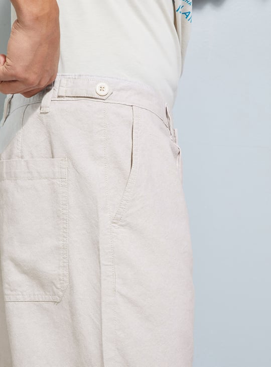 URB_N Men Textured Shorts