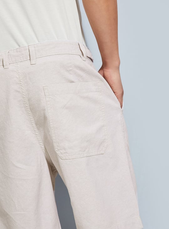 URB_N Men Textured Shorts