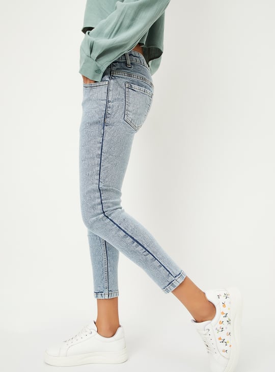 Women Washed Skinny Fit Jeans