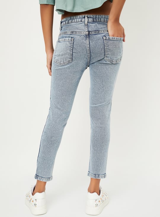 Women Washed Skinny Fit Jeans