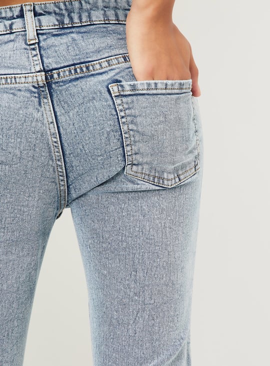 Women Washed Skinny Fit Jeans