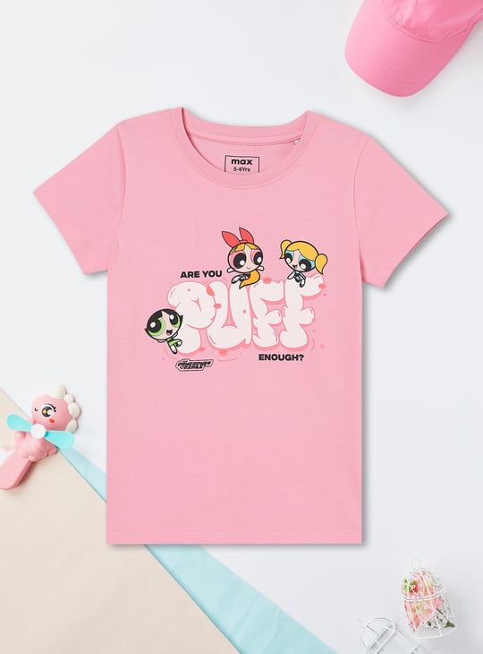 Girls Powerpuff Girls Printed Sleepwear Set