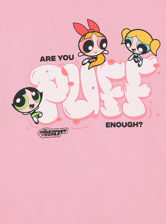 Girls Powerpuff Girls Printed Sleepwear Set