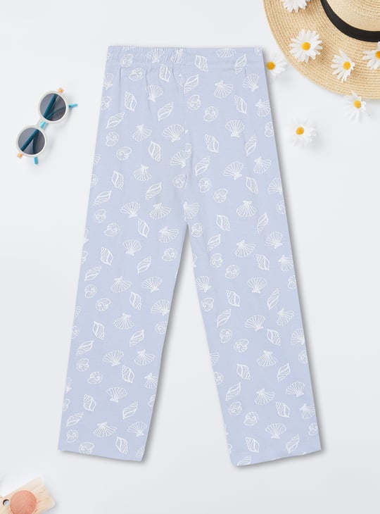 Girls Unicorn Print PJ Set