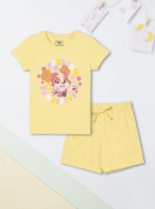 Girls Printed Sleepwear Set
