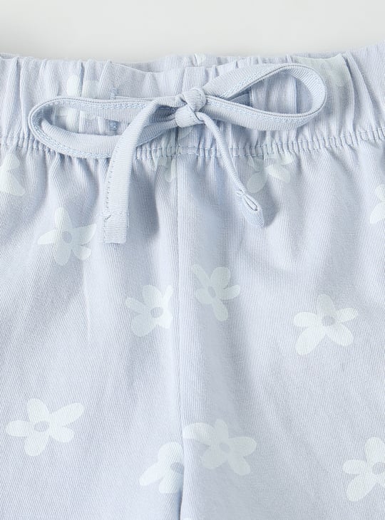 Girls Powerpuff Girls Print Sleepwear Set