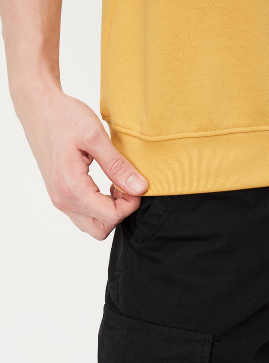 Men Solid Sports T-shirt