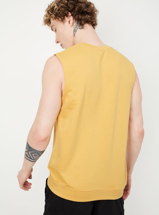 Men Solid Sports T-shirt