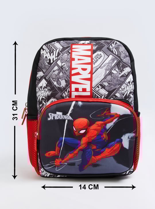 Kids Spiderman Print Backpack with Lunchbox & Sipper - Pack of 3