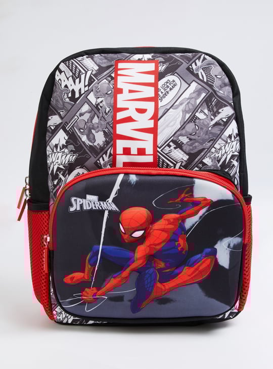 Kids Spiderman Print Backpack with Lunchbox & Sipper - Pack of 3