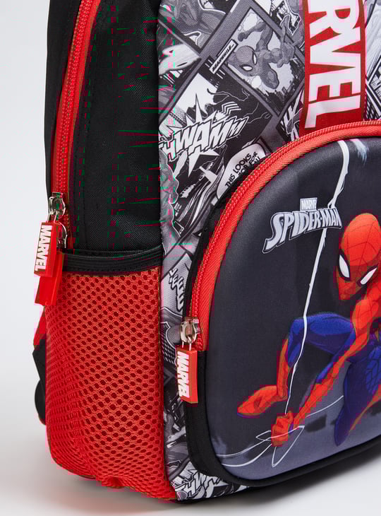 Kids Spiderman Print Backpack with Lunchbox & Sipper - Pack of 3