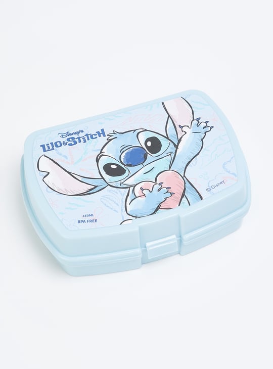 Kids Lilo & Stitch Print Backpack with Lunch Box & Sipper - Pack of 3