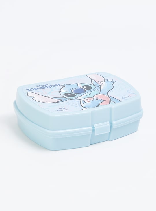 Kids Lilo & Stitch Print Backpack with Lunch Box & Sipper - Pack of 3