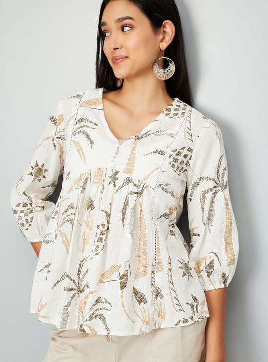 Kalki x Max Women Printed Flared Tunic