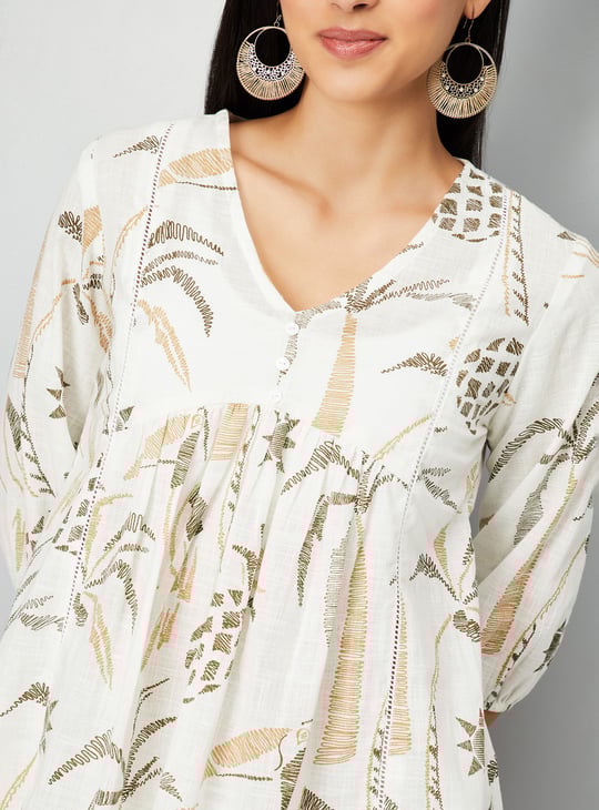 Kalki x Max Women Printed Flared Tunic