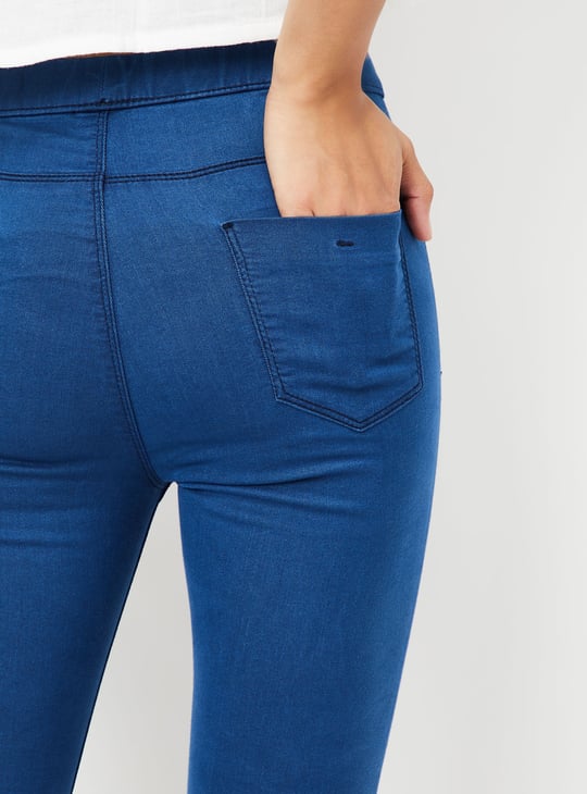 Women Solid Jeggings