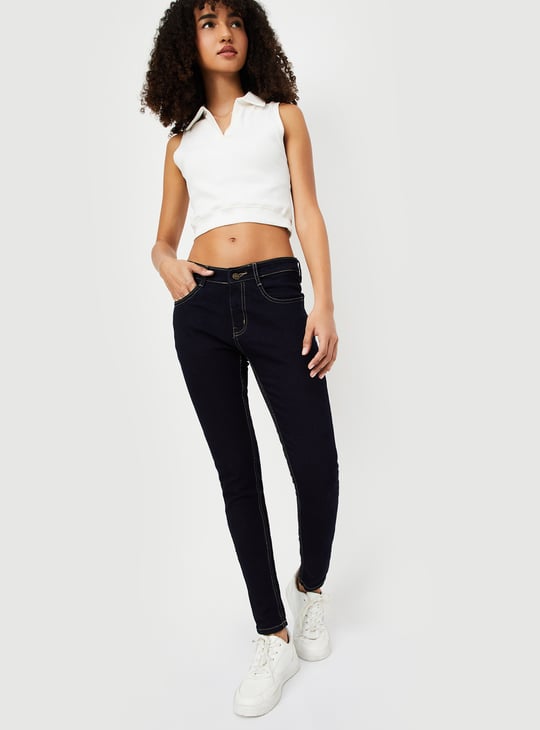Women Solid Skinny Fit Jeans