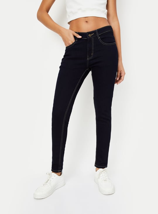 Women Solid Skinny Fit Jeans