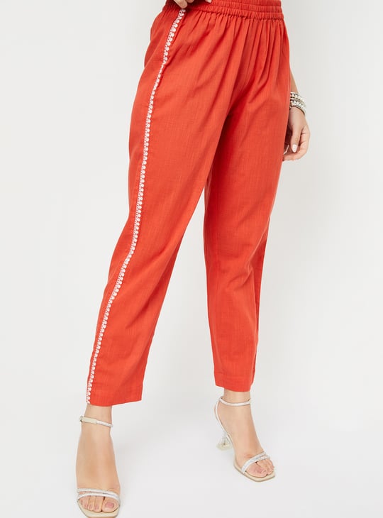 Women Embroidered Straight Kurta Set