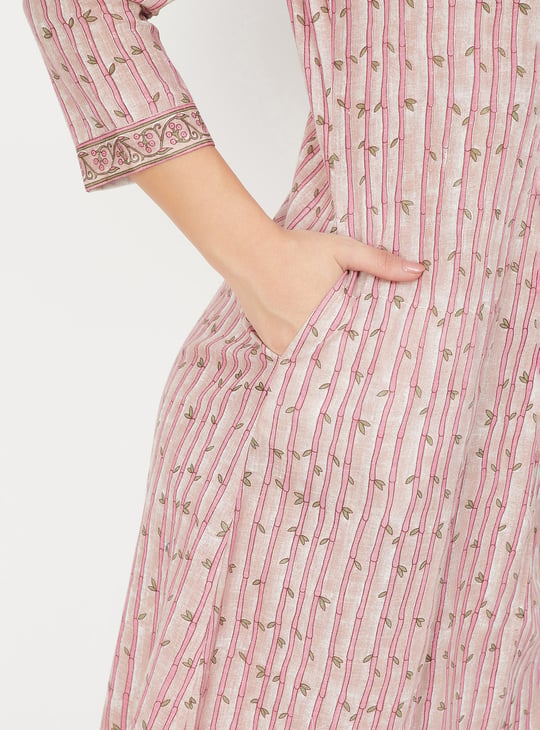 Women Printed A-line Kurta Set