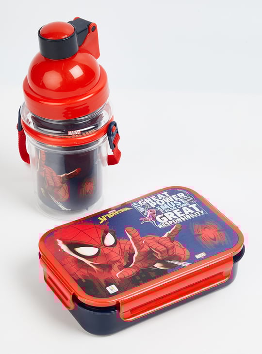 Kids Spider-man Print Lunch Combo - Pack of 2