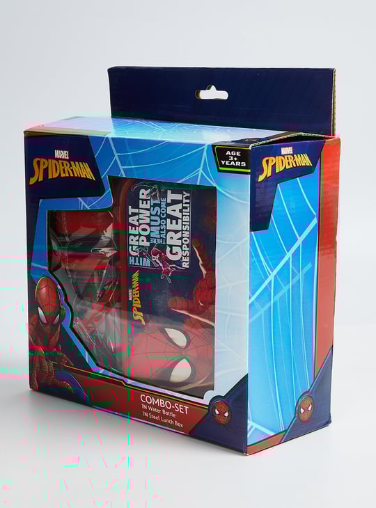 Kids Spider-man Print Lunch Combo - Pack of 2