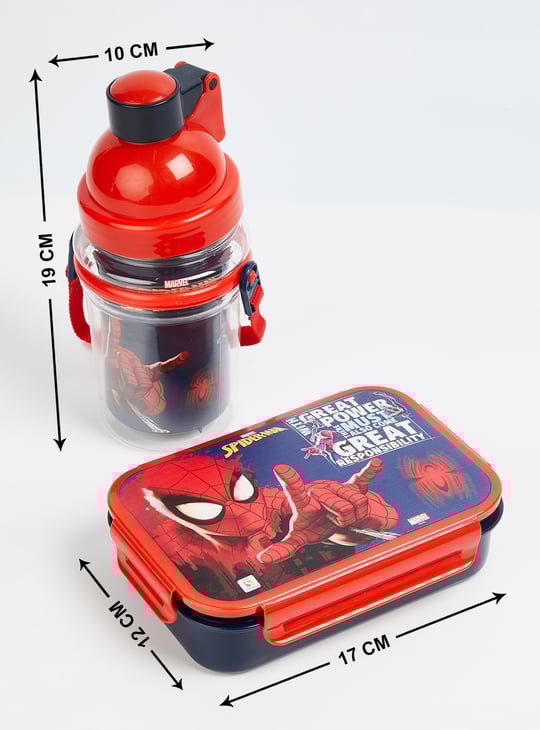Kids Spider-man Print Lunch Combo - Pack of 2
