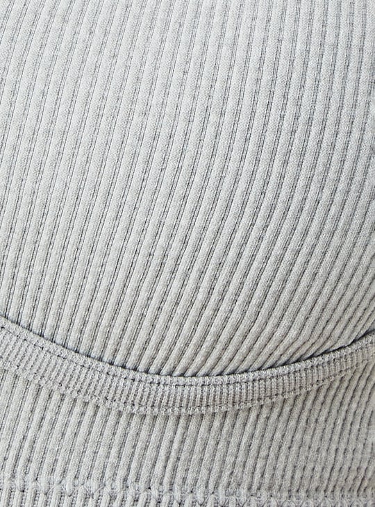 Women Ribbed Cami Bra