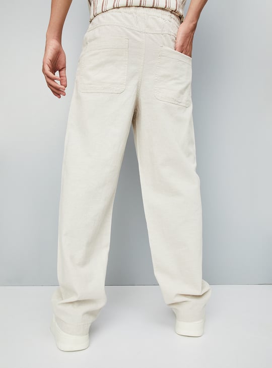 Boys Solid Trousers