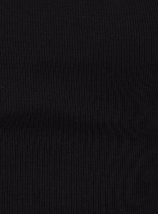 Women Striped Sports Crop Top with Camisole