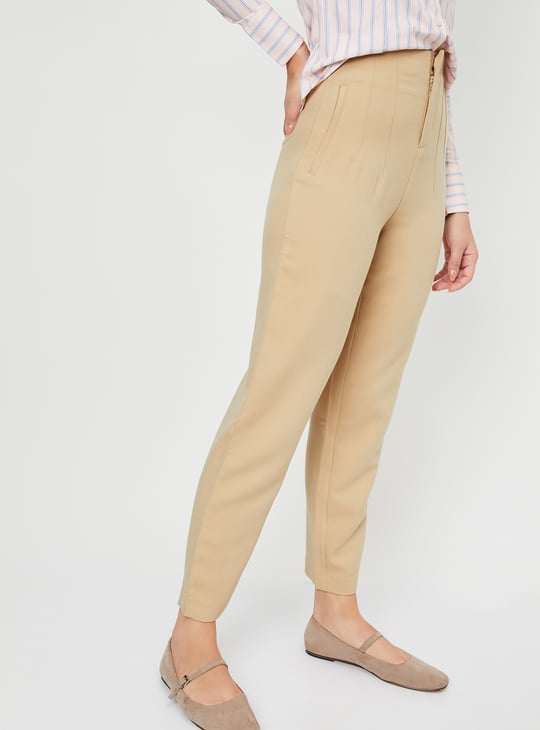 Women Solid Trousers