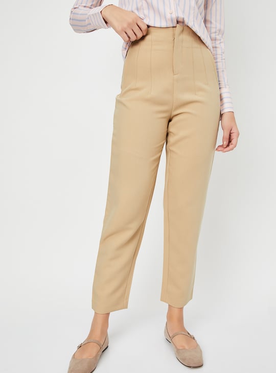Women Solid Trousers