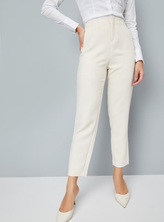 Women Solid Trousers
