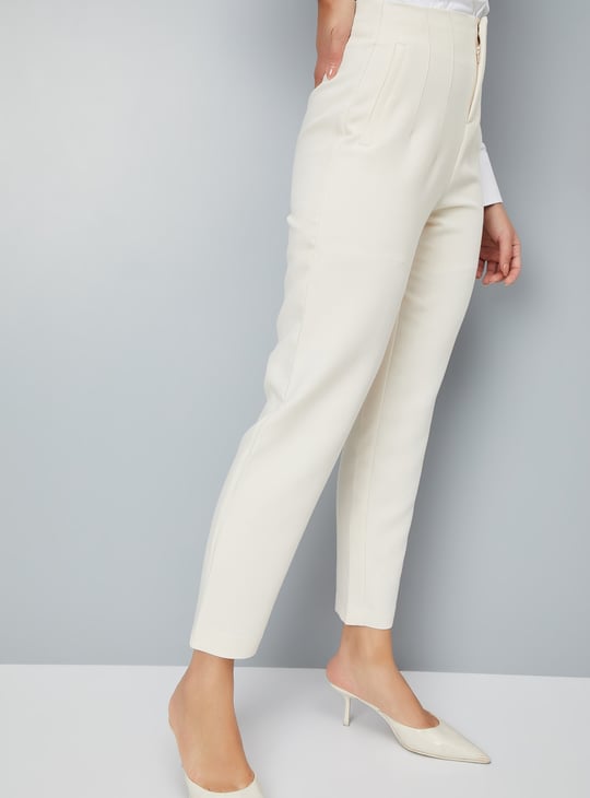 Women Solid Trousers