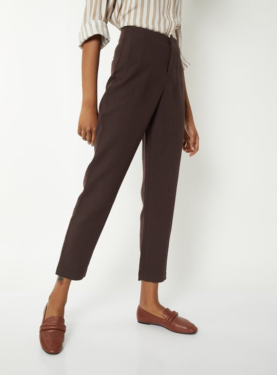 Women Solid Trousers